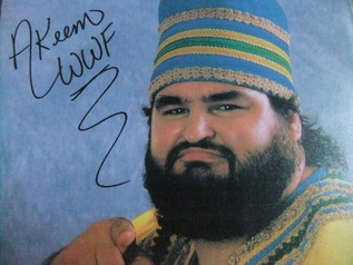 One Man Gang - Akeem - My Wrestling Autograph Collection