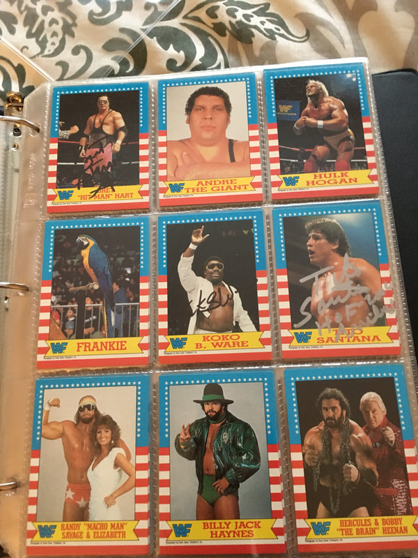 1987 WWF Wrestling Topps - My Wrestling Autograph Collection